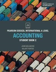 PEARSON EDEXCEL AS/A LEVEL ACCOUNTING STUDENT BOOK 2