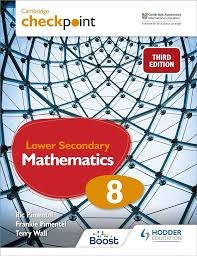 HODDER CAMBRIDGE CHECKPOINT LOWER SECONDARY MATHEMATICS (NEW ED.) STUDENT BOOK 8