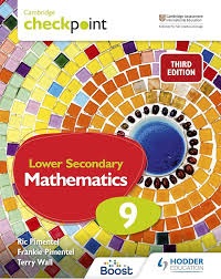 HODDER CAMBRIDGE CHECKPOINT LOWER SECONDARY MATHEMATICS (NEW ED.) STUDENT BOOK 9