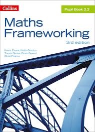 COLLINS MATHS FRAMEWORKING (THIRD ED.) PUPIL BOOK 2.3